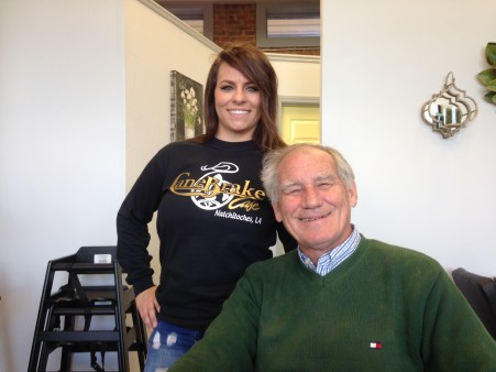 2018-11-16--#01--At Cane Break Cafe in Natchitoches - Ashley and Wayne